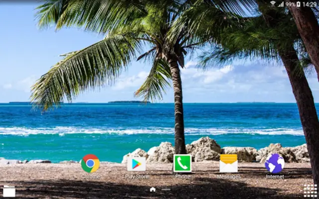 Tropical Live Wallpaper android App screenshot 2