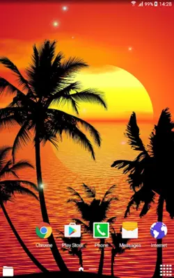 Tropical Live Wallpaper android App screenshot 3